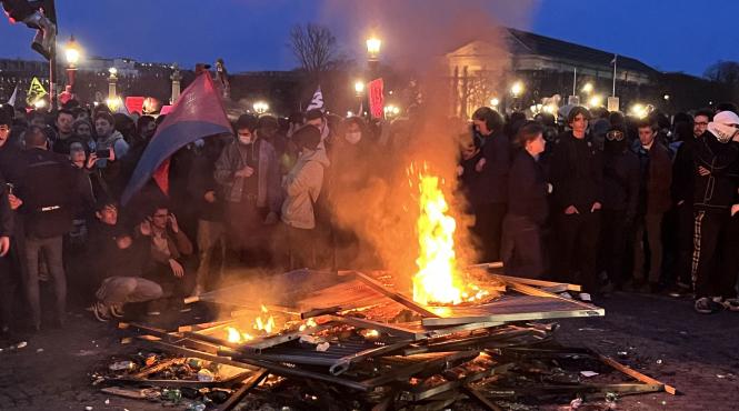 protestatari retinuti paris confruntari politie