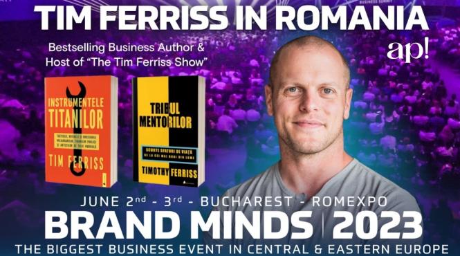 autor celebru tim ferriss vine romania