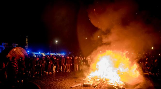 forte ordine protestele continua franta reforma pensii