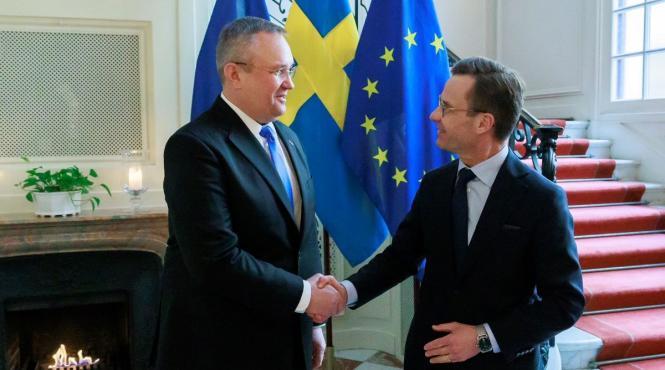 ulf kristersson suedia nicolae ciuca aderare schengen