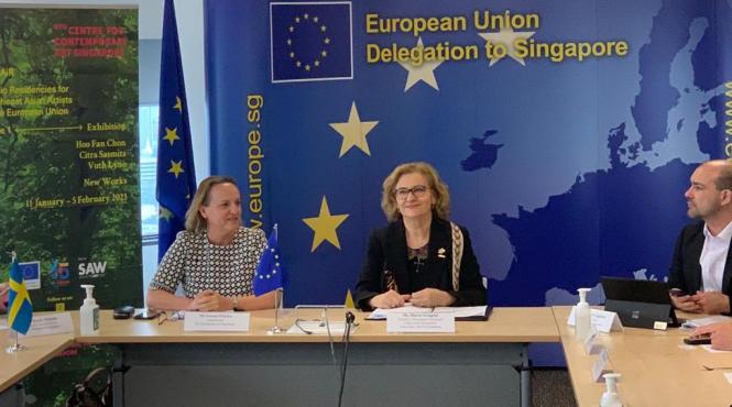 delegatie a parlamentului european in singapore condusa de europarlamentarul umanist maria grapini