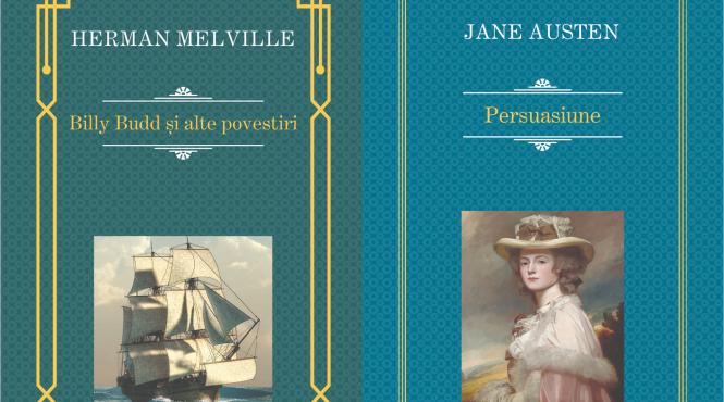 doi mari clasici la editura rao jane austin si herman melville cu persuasiune respectiv billly budd si alte povestiri