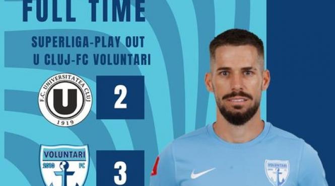 fc voluntari universitatea cluj