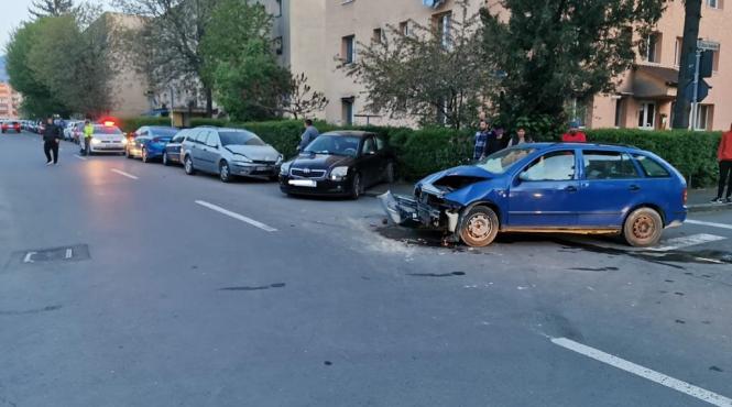 cinci masini avariate accident brasov