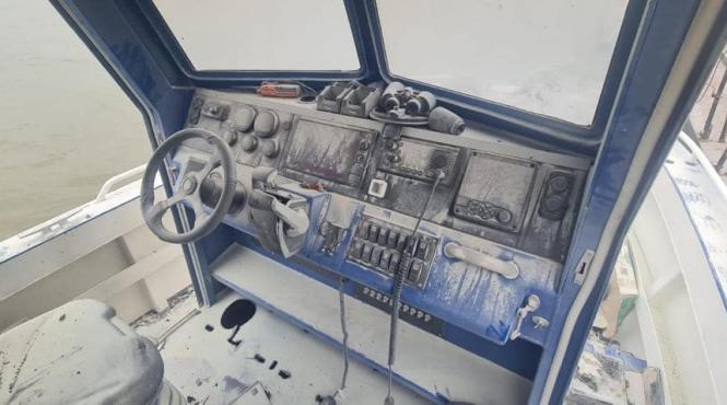 ambarcatiune incendiu