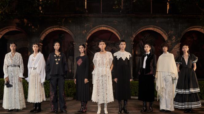 colectie inedita casa moda dior inspirata borderii traditionale mexicane