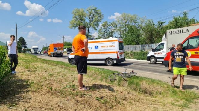 accident vaslui baiat deces bicicleta betoniera