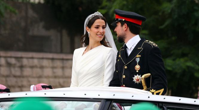 nunta regala in iordania printul mostenitor hussein bin al abdullah s a casatorit imagini spectaculoase