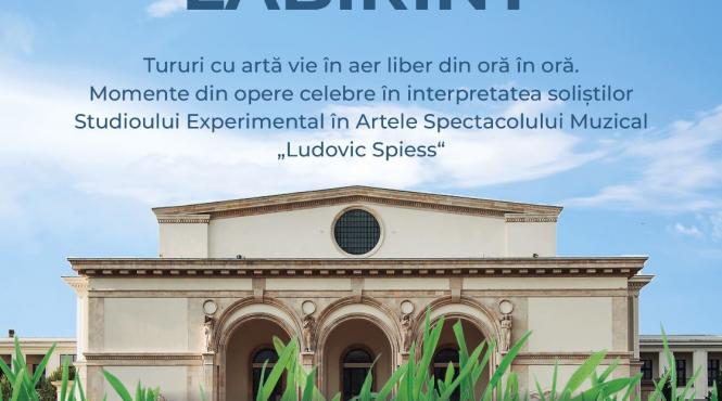 opera labirint eveniment in aer liber pe esplanada operei nationale bucuresti pe 3 iunie 2023