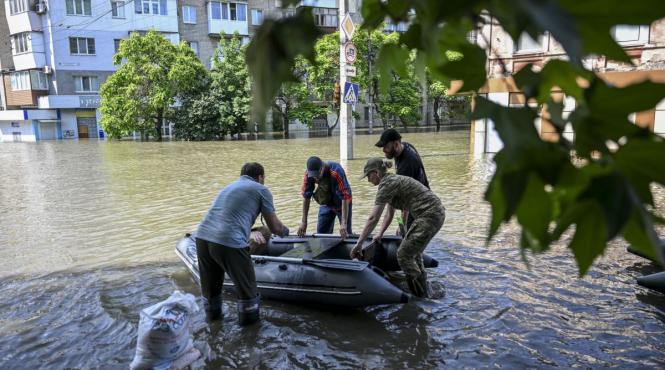 atac kahovka baraj ucraina inundatii