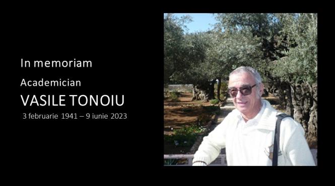 murit academician vasile tonoiu filosof