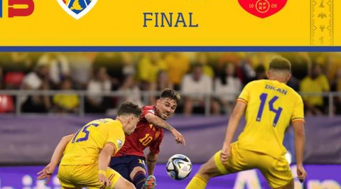romania u21 spulberata spania euro u21 2023