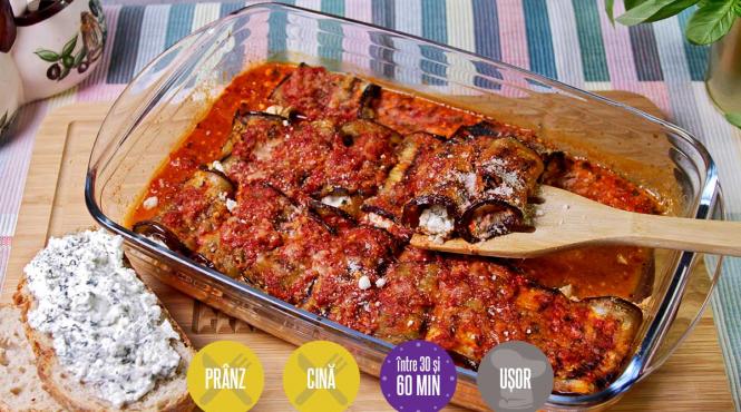 rulouri vinete branza sos de rosii