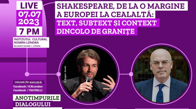 octavian saiu institutul cultural roman londra michael dobson