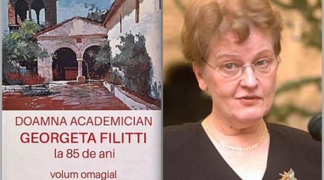 lansare volum omagial academician georgeta filitti la 85 de ani la sala studio a teatrului odeon