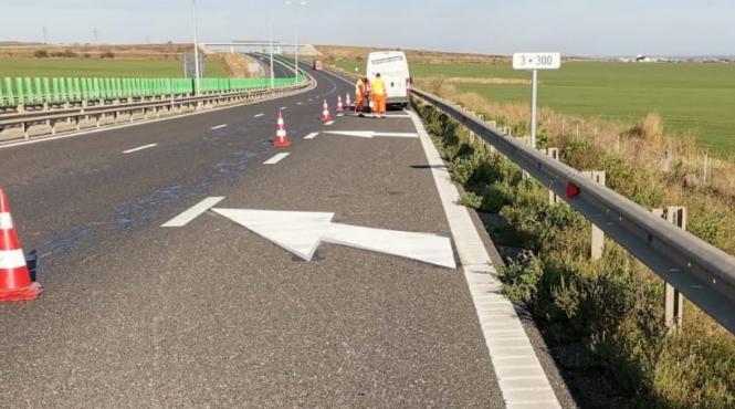 trafic restrictionat pana la ora 18 00 pe autostrada a4 pe sensul ovidiu agigea