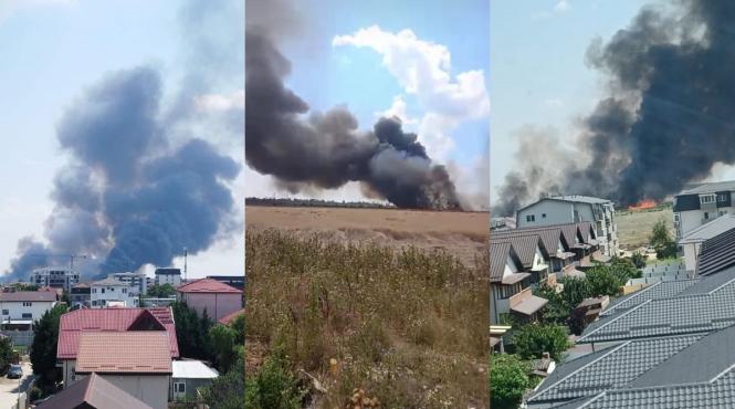 incendiu vegetatie bragadiru magurele mesaj ro alert