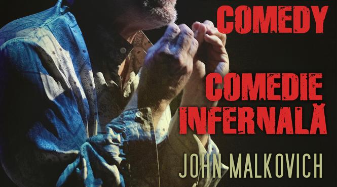 intalnire conferinta de presa john malkovich si echipa spectacolului the infernal comedy