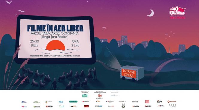 caravana filme in aer liber din nou la constanta intre 25 30 iulie