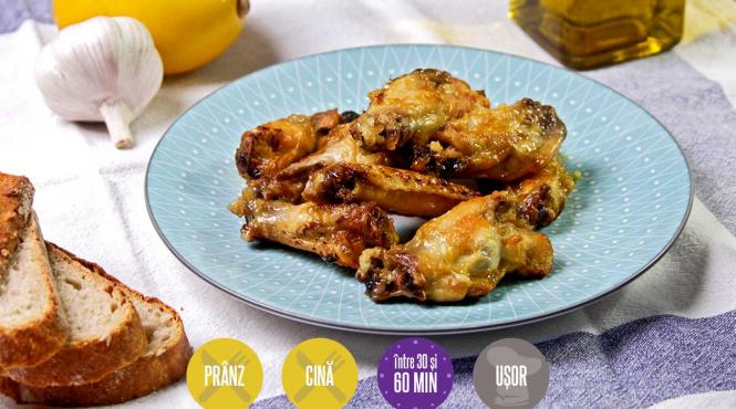 reteta libaneza aripioare sos lamaie usturoi