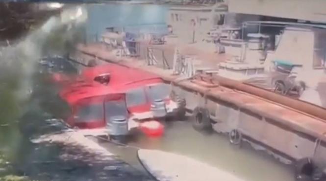 accideent grav port sulina remorcher distruge barci pontoane