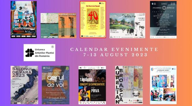 noi evenimente vizuale in saptamana 7 13 august