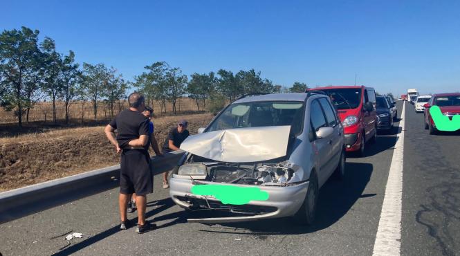 carambol 10 masini autostrada soerlui iesire constanta