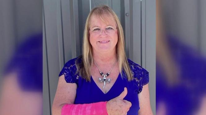 femeie atac sarpe soim