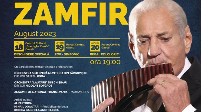 festivalul international de nai gheorghe zamfir isi deschide portile la gaesti in perioada 18 20 august 2023