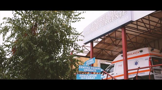 pacient sinucis aruncat etaj spital roman