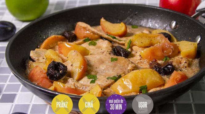 fructe mere prune reteta pui inedita