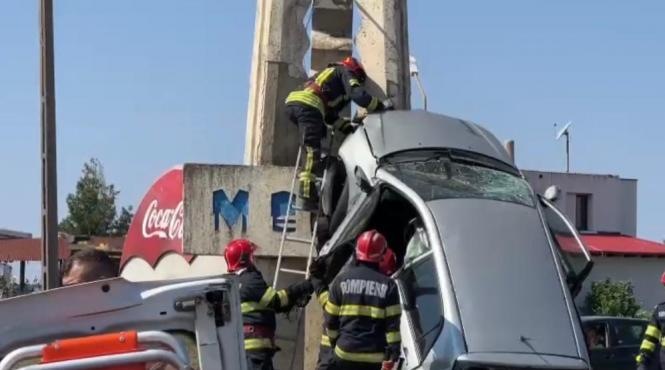 accident medgidia cuza voda semn intrare