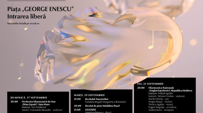piata festivalului george enescu revine in septembrie la bucuresti opt seri de concerte de muzica clasica in aer liber din 17 septembrie in centrul capitalei