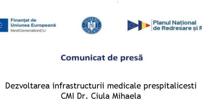 dezvoltarea infrastructurii medicale prespitalicesti cmi dr ciula mihaela