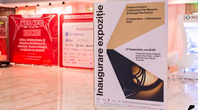 expozitia de obiecte si povesti despre film cineeuroconnect la timisoara pana pe 15 noiembrie