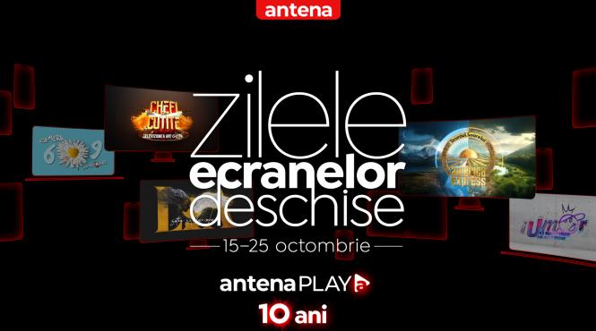 antenaplay implineste 10 ani si toti romanii sunt invitati la zilele ecranelor deschise