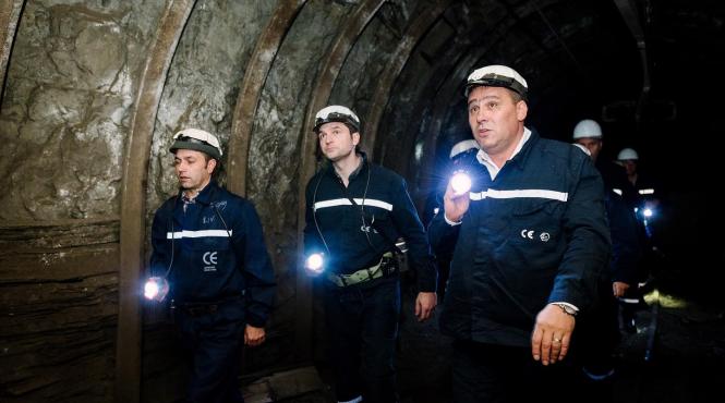 ministrul energiei burduja coborat mina livezeni