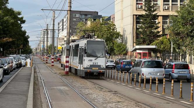 stb incep lucrarile de reabilitare la linia 5 tramvaiul corporatistilor