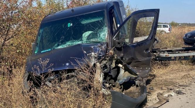 accident cinci masini traficul rutier dn2f oprit