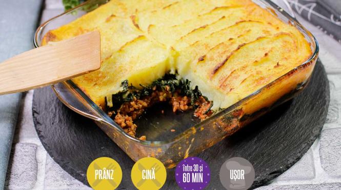 placinta ciobanului spanac carne tocata reteta
