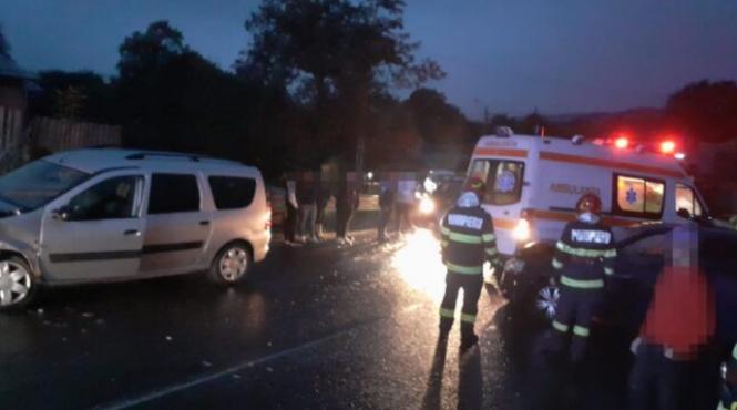 trei raniti intre care doi copii de 8 si 9 ani intr un accident in arges