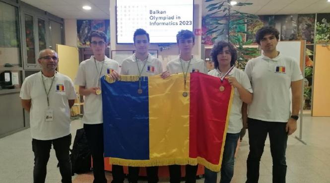 romania locul i olimpiada balcanica informatica slovenia