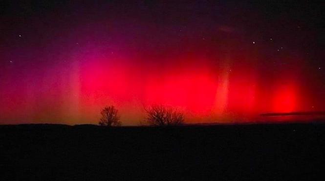 aurora boreala vizibila romania explozie solara