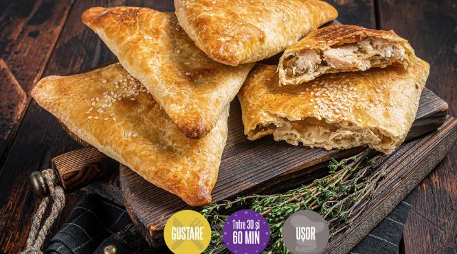 pateuri carne pui aluat casa