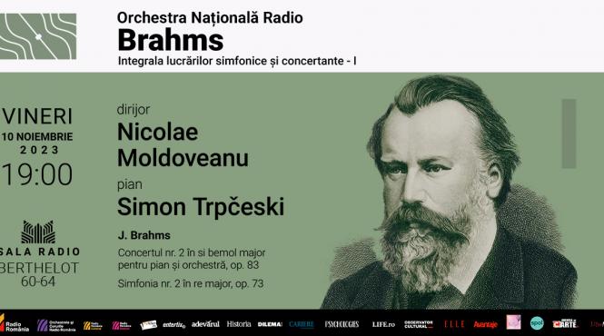 brahms 190 integrala lucrarilor simfonice si concertante la sala radio