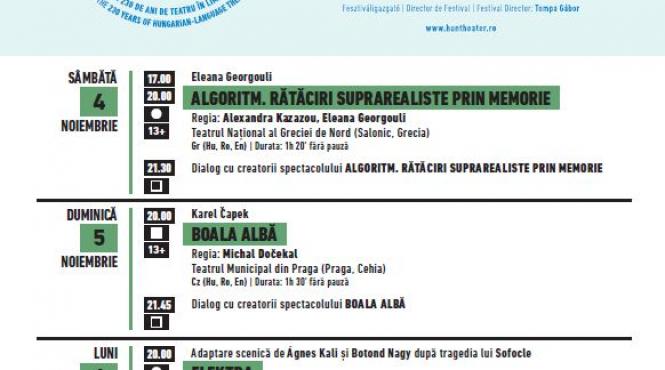 cea de a 20 a editie a festivalului uniunii teatrelor din europa la cluj napoca