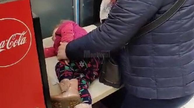 fetita inecat mancare supermarket medic cumparaturi