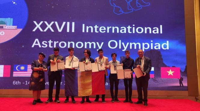 olimpiada astronomie medalii aur