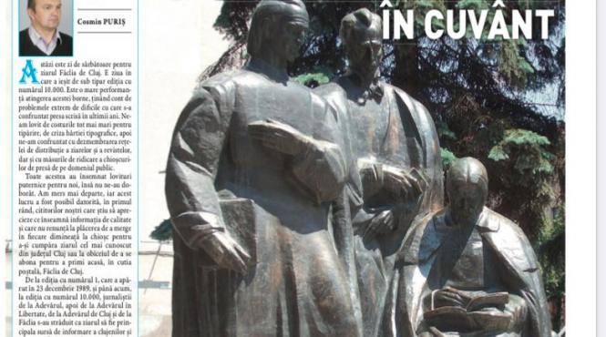faclia cluj aniverseaza 10 000 editii