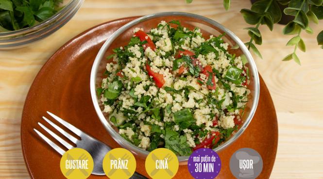 bucataria araba salata tabbouleh cuscus